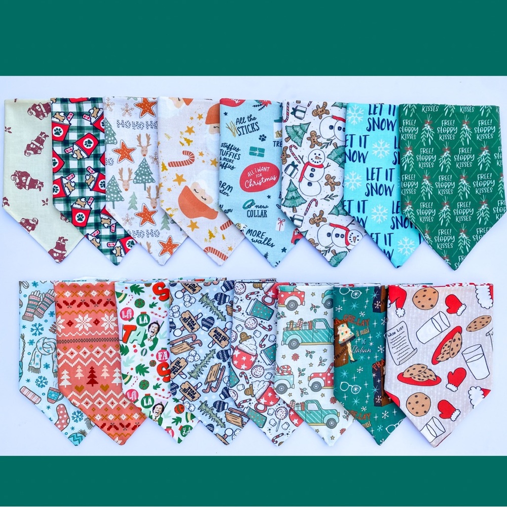 Dog Bandanas - VISIT WILDWAGSCO.ETSY.COM to order!